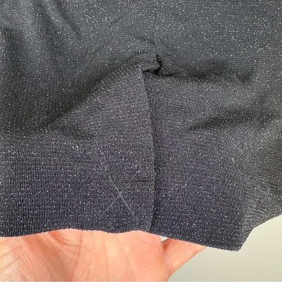 ALLSAINTS Aleida Shimmer Blazer Black Sz 6 - Picture 16 of 16